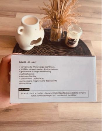 Lampe UV semi permanent 36W blanc/rose - Sans marque