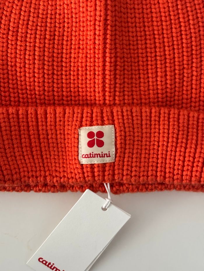 Bonnet Catimini Orange – Neuf avec Étiquette | Taille 51 - photo numéro 2