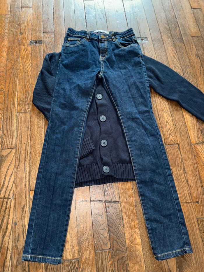 Gilet Kiabi et jeans Monoprix 12 ans - photo numéro 3