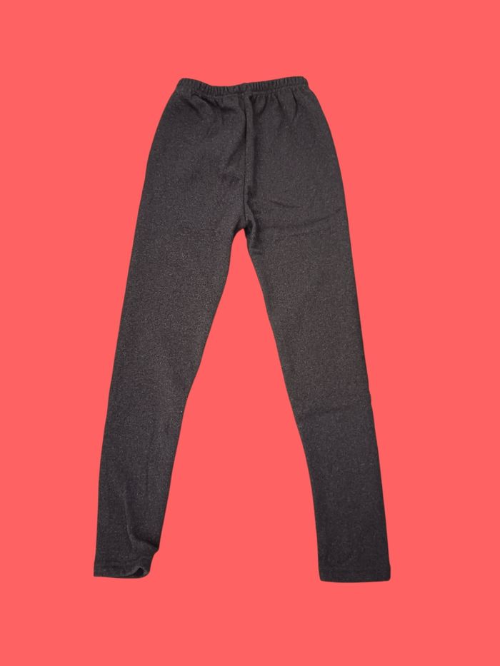 Legging gris chiné lapin très chaud molletonné neuf taille 11/12 ans - photo numéro 2