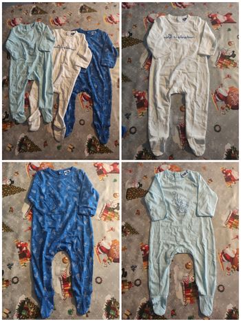 Lot de 3 Pyjamas une pièce neuf