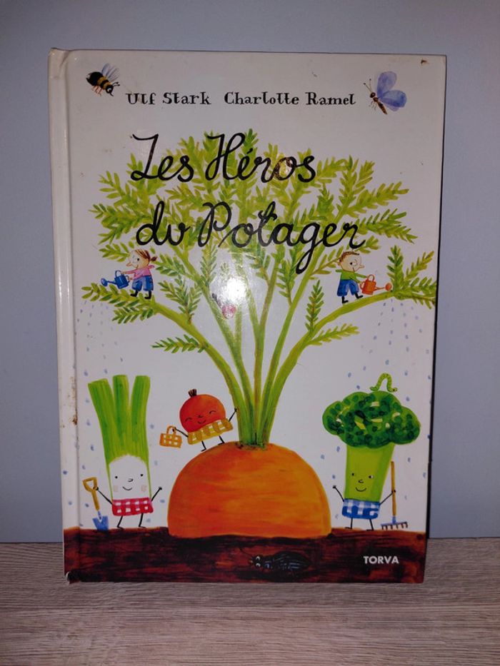 Livre les héros du potager