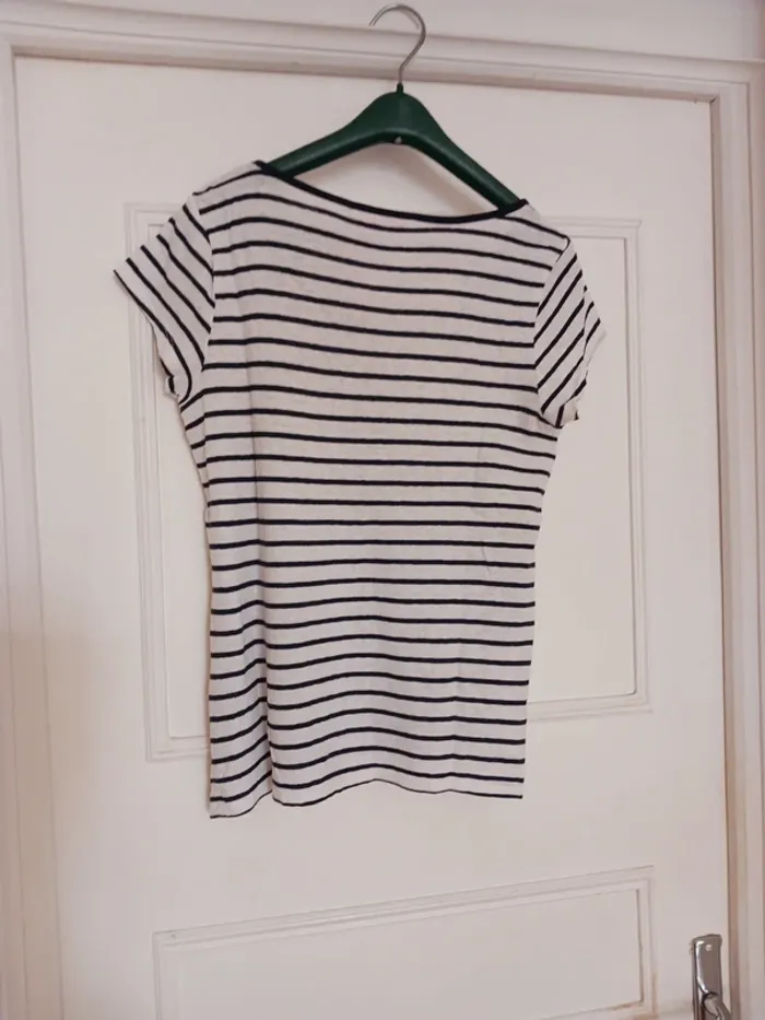 Tee-shirt marrin Camaïeu - photo numéro 3