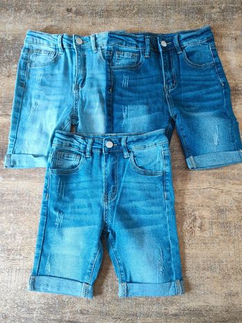 Lot de 3 shorts en jean