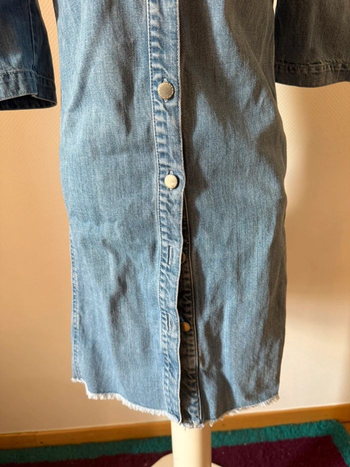 Robe d’été en jean neuf sans étiquette Maje taille 1 - photo numéro 3
