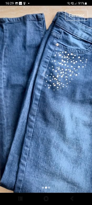 Jeans avec strass Janina