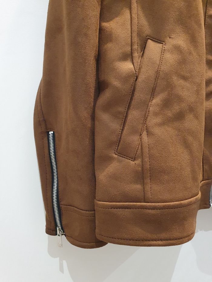 Veste perfecto suédine San Francisco Taille XL (taille petit) - photo numéro 3