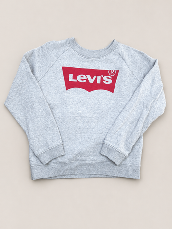 Sweat Levi’s gris logo rouge taille S