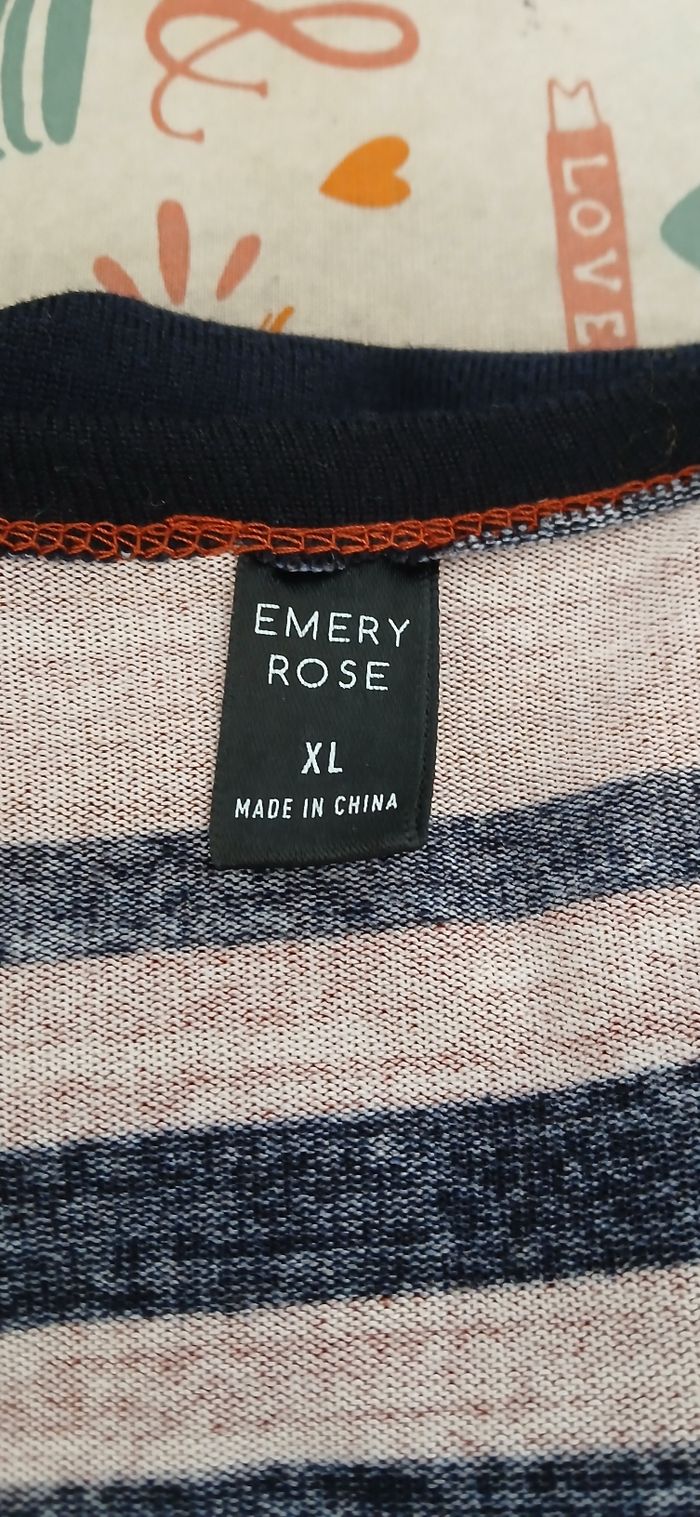 Gilet long Taille xl, marque Emery rose - photo numéro 3