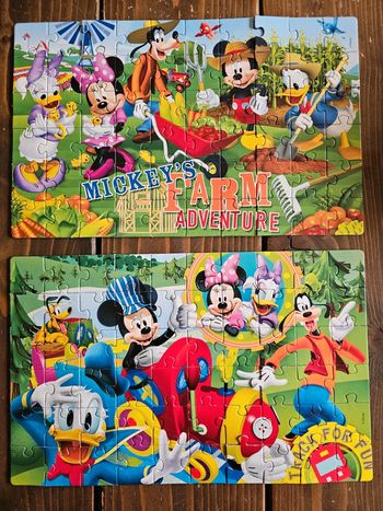 2 Puzzle mickey disney