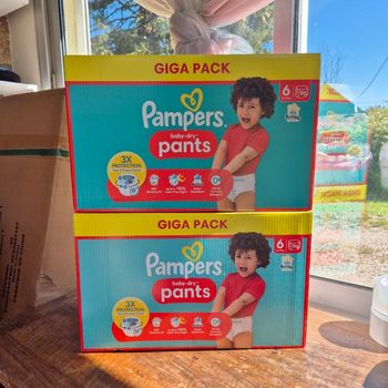 Couche taille 6 Pampers culottes : 192 Culottes Pants Couches