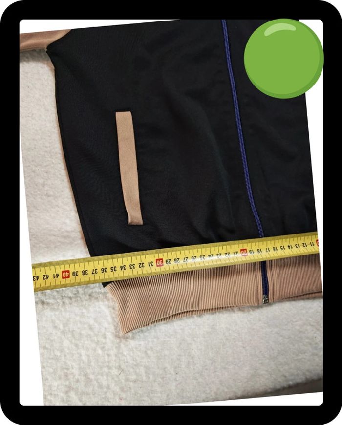 Veste de Survêtement Fred Perry Iconique - Noir / Beige / Violet - Taille XS - État Impeccable ! - photo numéro 4