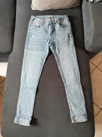 Jean slim taille haute