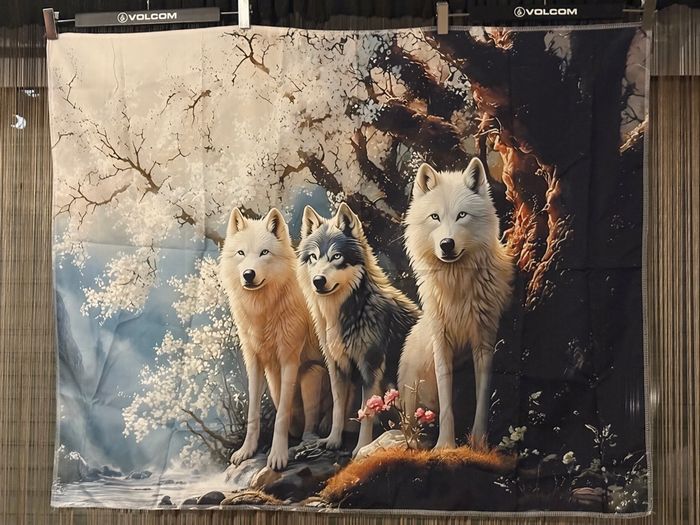 Toile murale décorative loups - photo numéro 3