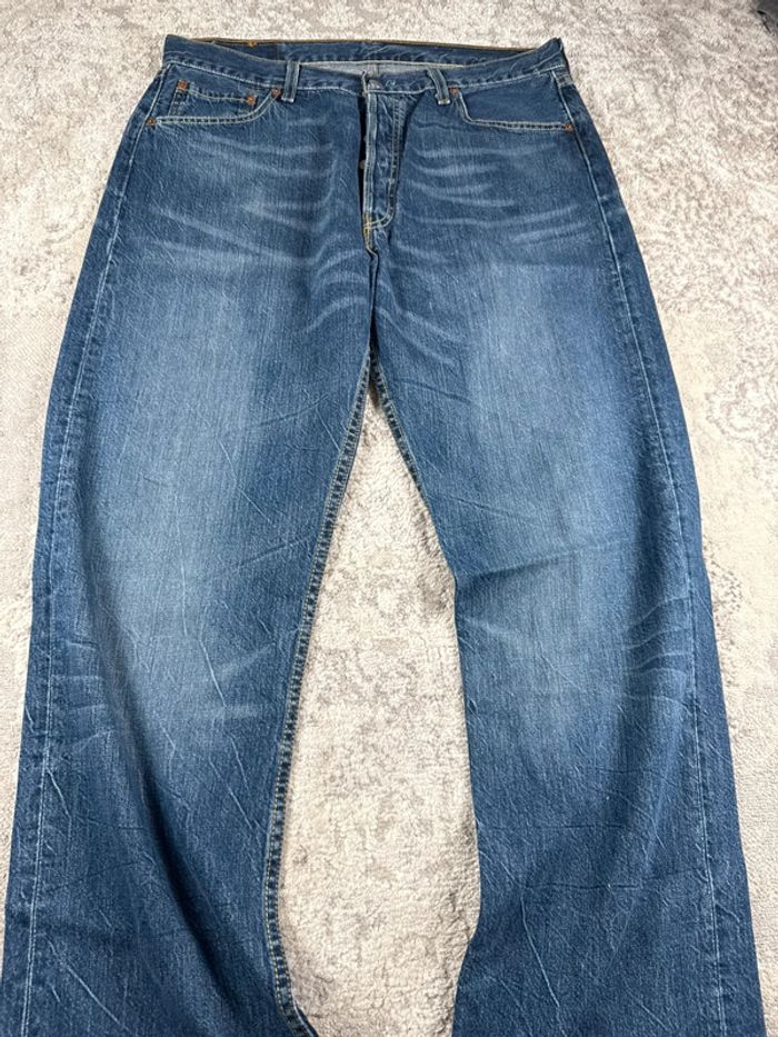 Jeans Levi's 501 36x32 Jean Coupé Droite Large Vintage Bleu Brut - photo numéro 13