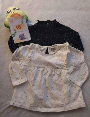 Lot 2 t-shirt 18 mois 