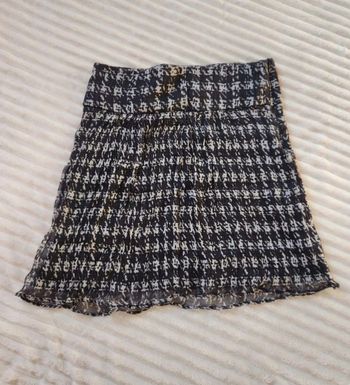 Jupe courte Kookaï – Taille 36 – Noir & blanc – Doublée