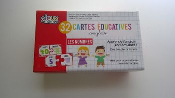 Cartes éducatives en anglais (2 Jeux Mômes) 