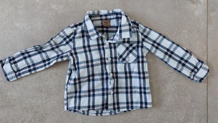Chemise boite à malices 24 mois garçon