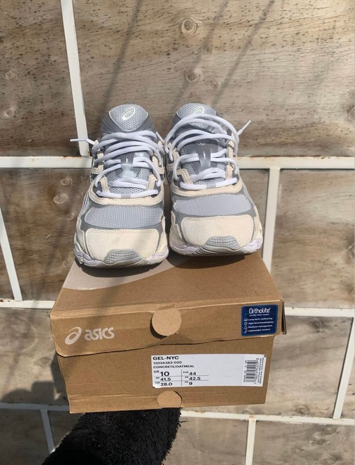 Asics gel nyc gris beige 40 - photo numéro 4