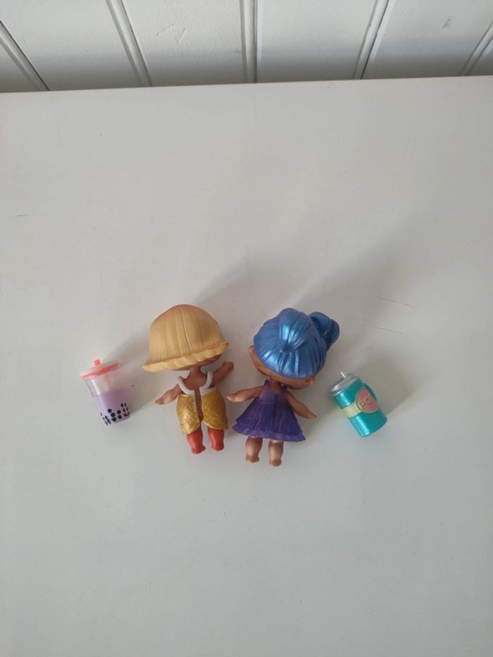 Lot de 2 poupée lol avec biberons - photo numéro 2