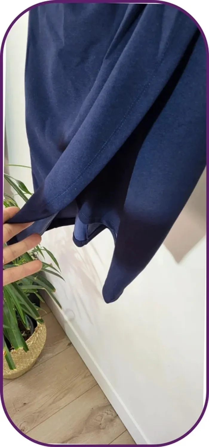 Robe élégante bleu marine – Taille M - photo numéro 5