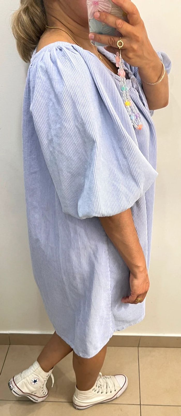 Robe Ample En Velours Taille Unique - photo numéro 5