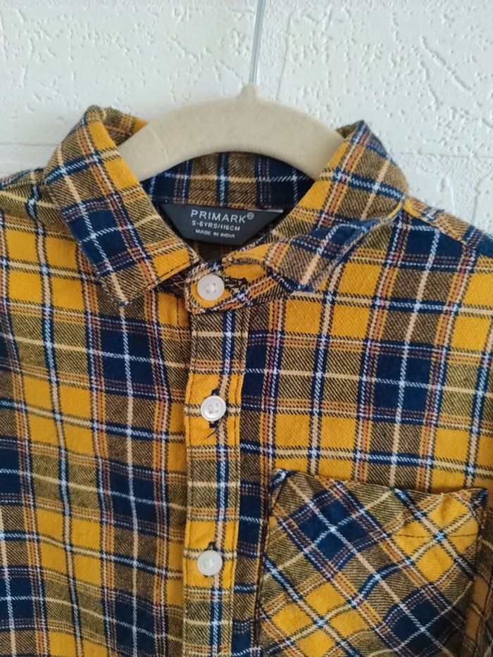 Chemise à carreau 5/6 ans - photo numéro 2