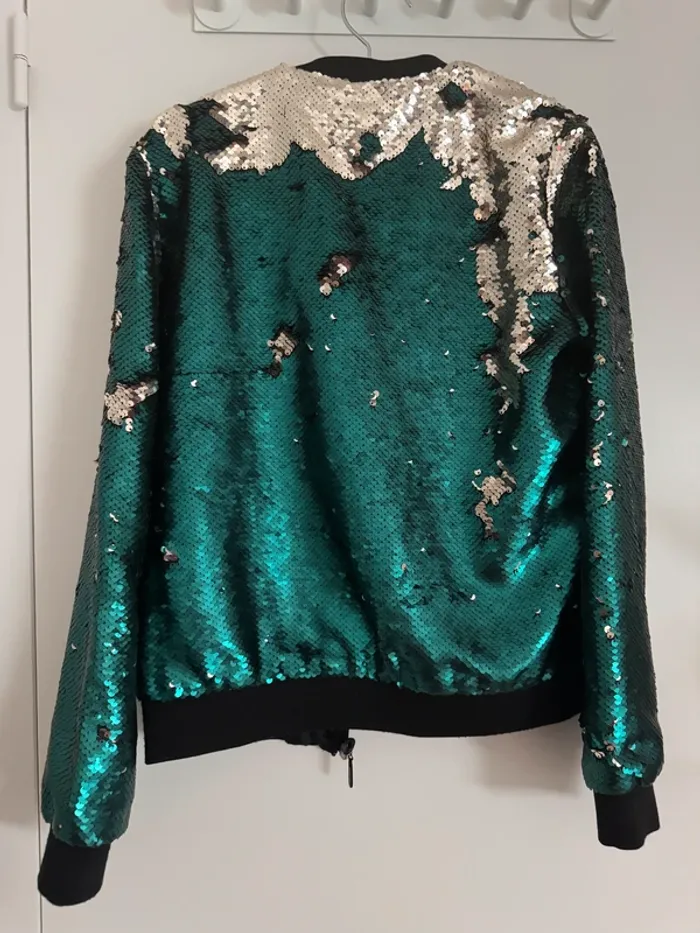 Veste Jill 11/12 ans vert argenté - photo numéro 4