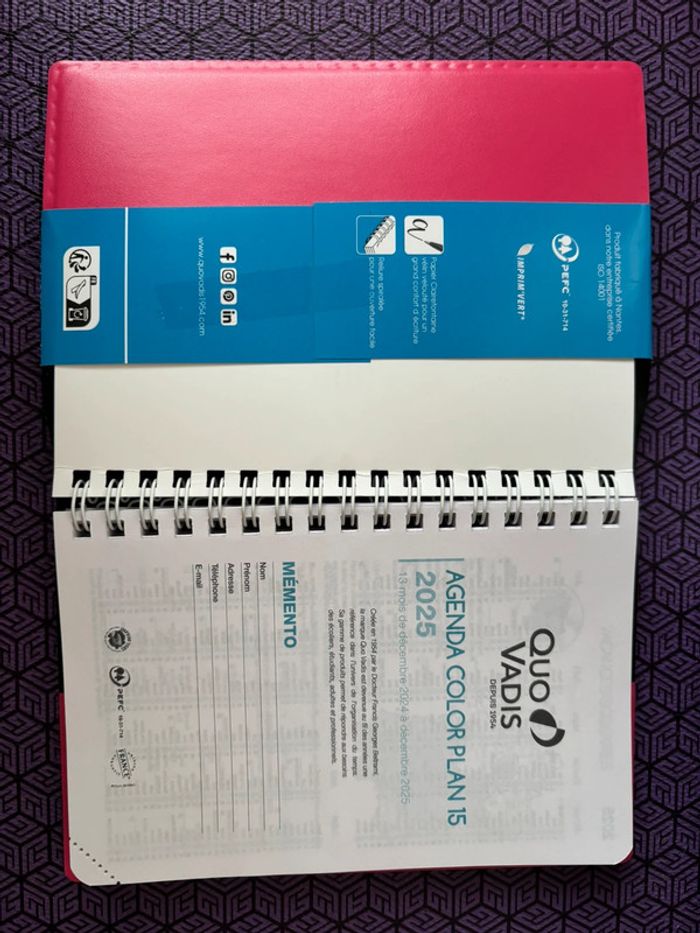 agenda semainier Quo vadis - photo numéro 4