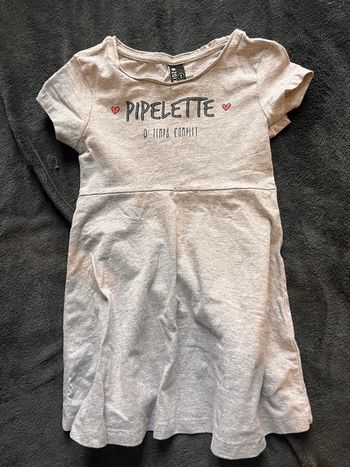 Robe fille pipelette 3 ans