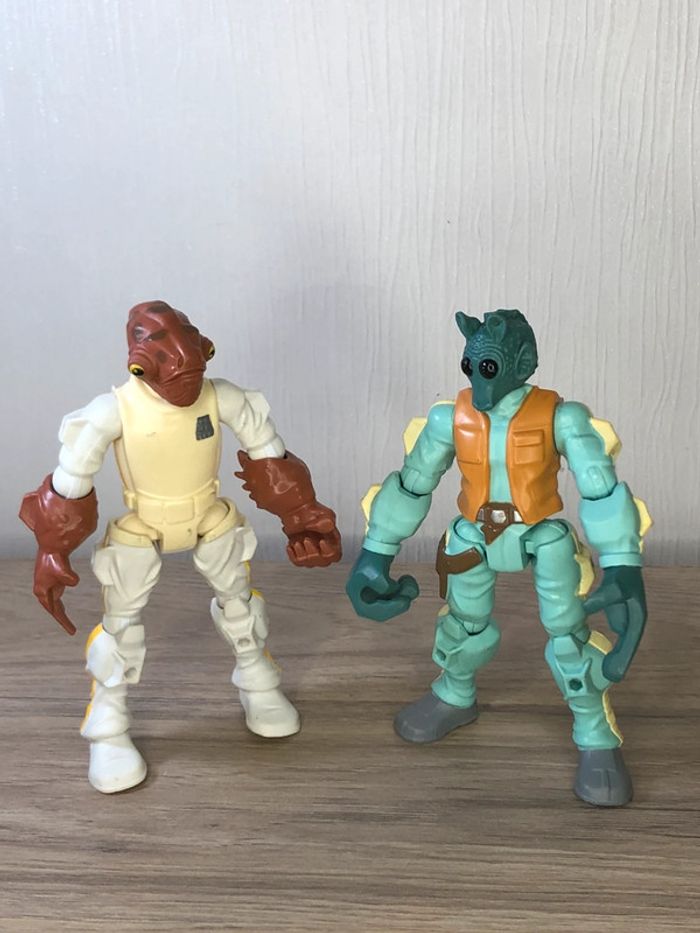 Lot de deux jouet figurines action figure star wars Hasbro