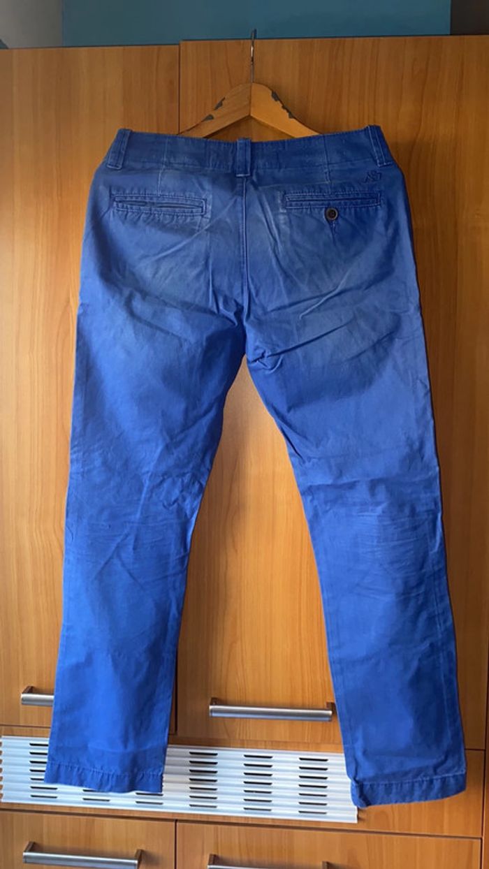 Pantalon chino bleu Aeropostale M - photo numéro 4