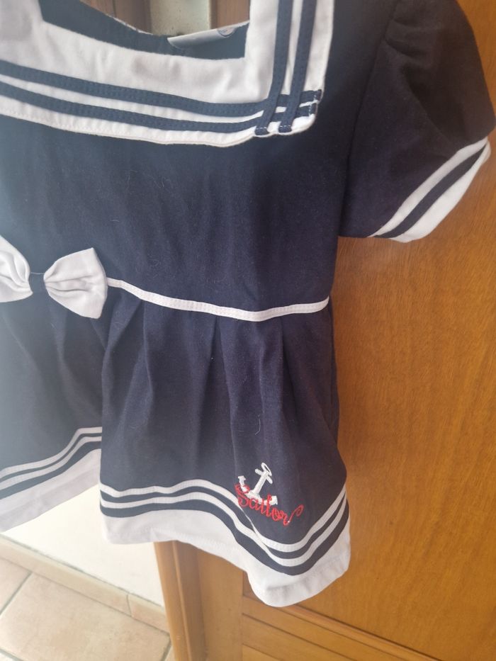 Robe style marin bleu 6 mois - photo numéro 5