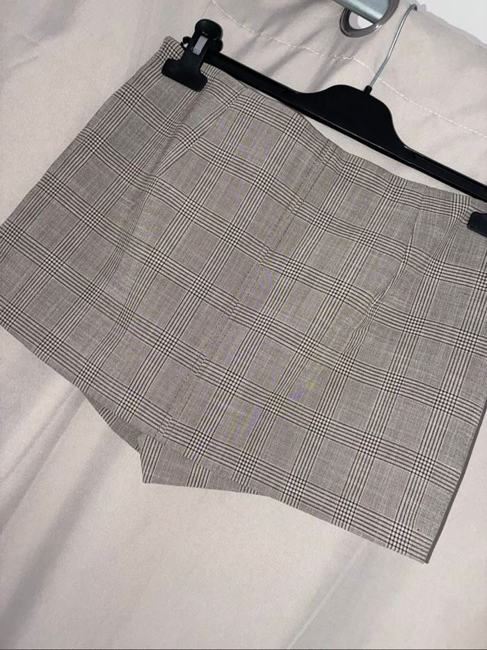 Jupe short à carreaux Bershka S - photo numéro 7