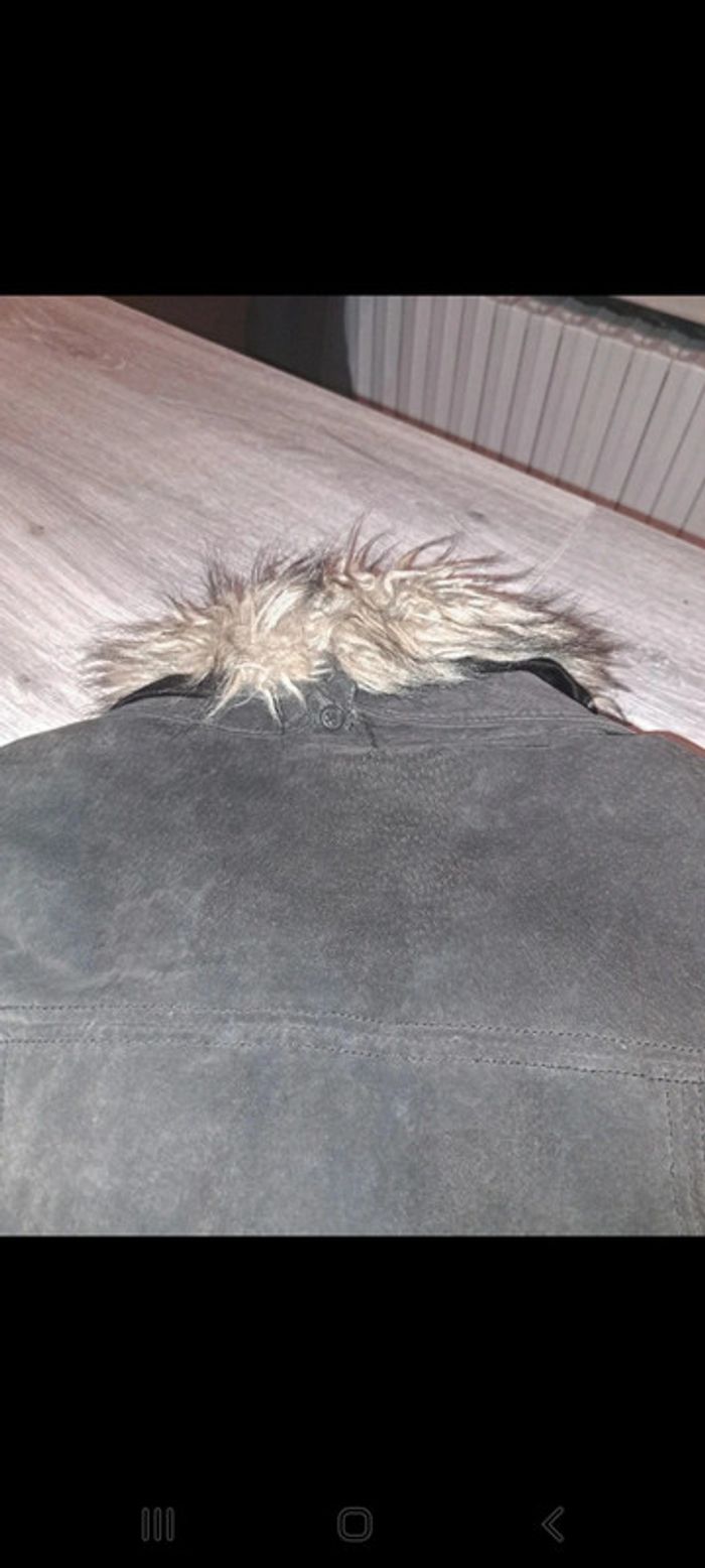 Manteau en cuir de porc taille 40 - photo numéro 11