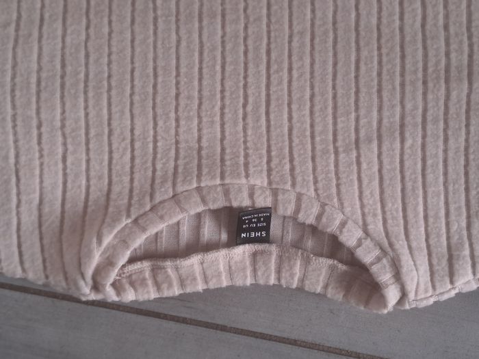 Robe pull léger Beige Shein Taille S - photo numéro 4