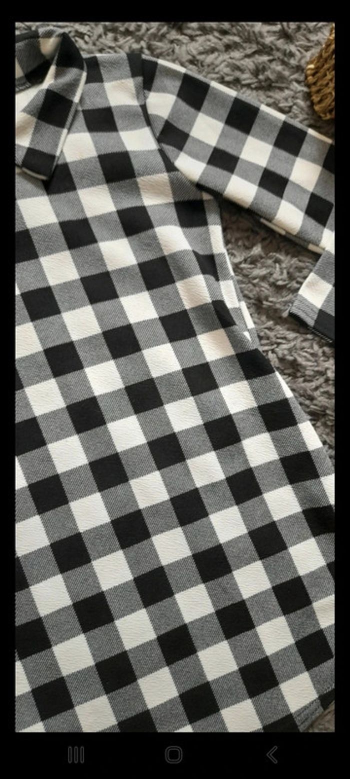 Robe chemise à carreaux - photo numéro 3