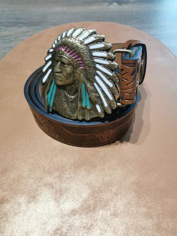 Ceinture  cowboy country modèle indien