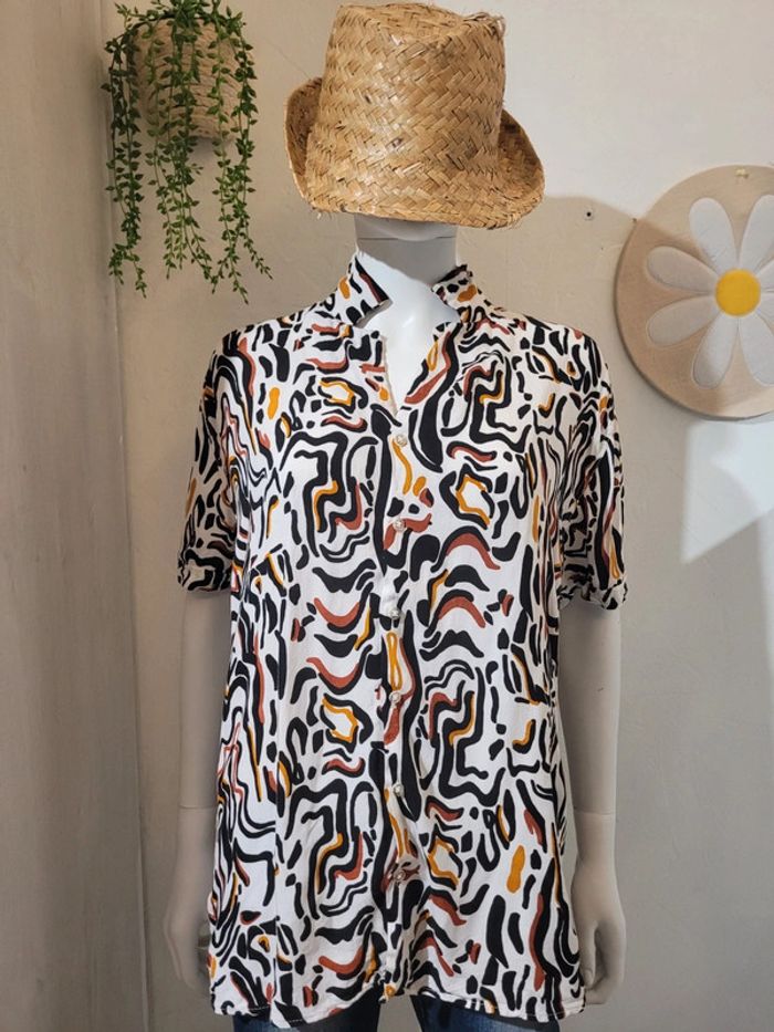 Chemise manches courtes colorée - photo numéro 2