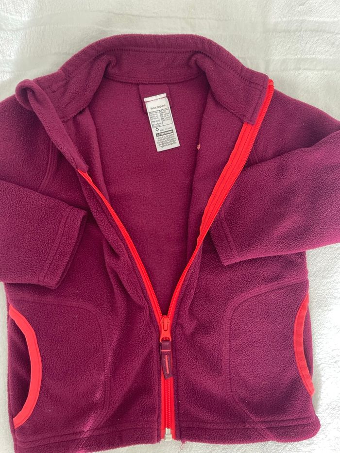 Veste polaire décathlon 3/4 ans