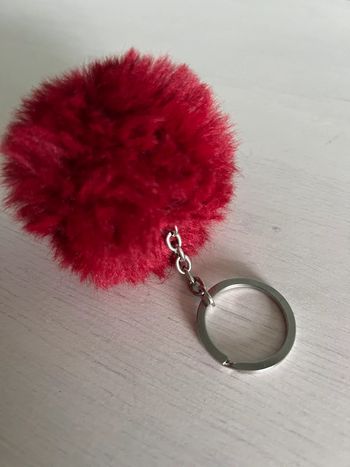 Porte clé pompon