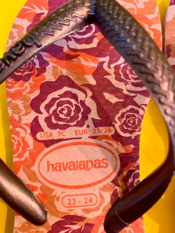 Havaianas slim T25/26 Europe en excellent état - photo numéro 4
