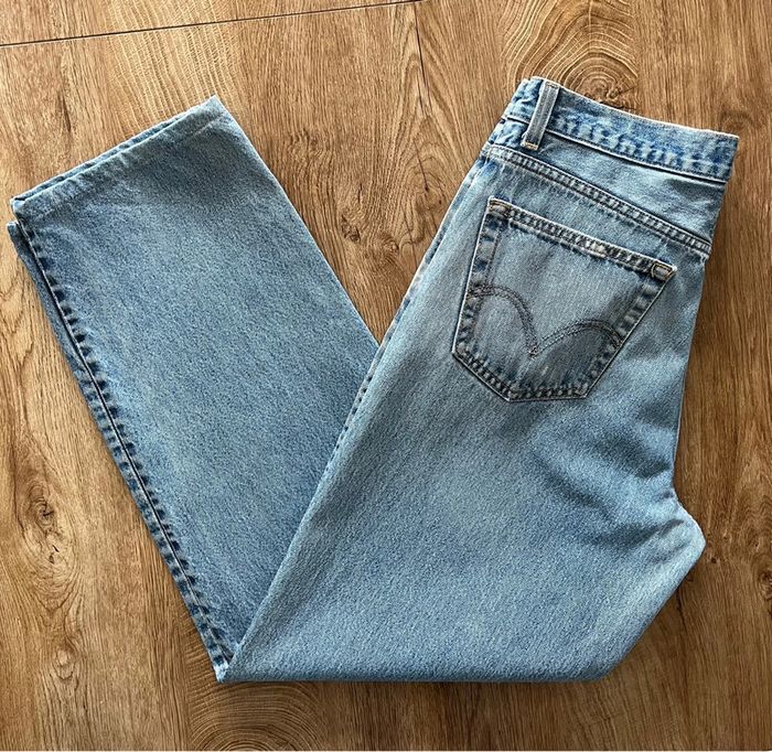 Jean/pantalon bleu clair Levi's 560 pour homme, taille : W 34 (44 taille française) - photo numéro 3