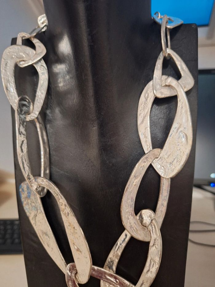 💥 Superbe collier chaîne argenté 💥 - photo numéro 3