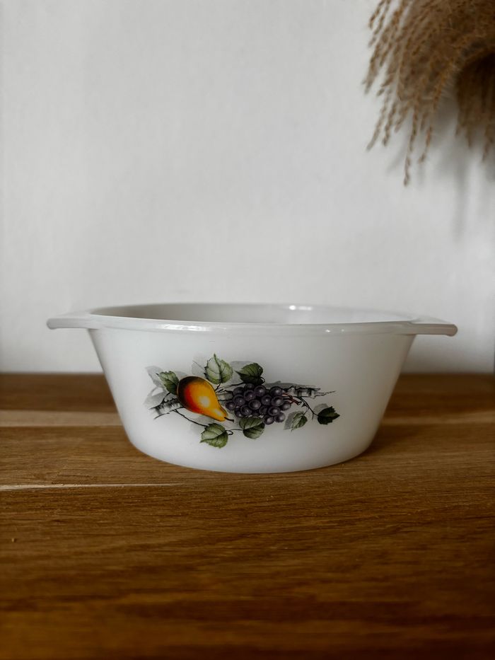 Vintage lot de 3 bols Arcopal fruits de France - photo numéro 2