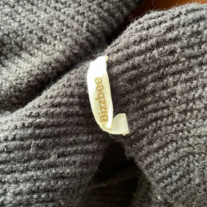 Écharpe noire Bizzbee en grosse maille unisexe Longue et chaude Parfaite automne/hiver V066 - photo numéro 9