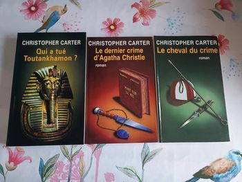 Lot de 3 livres de Christopher Carter