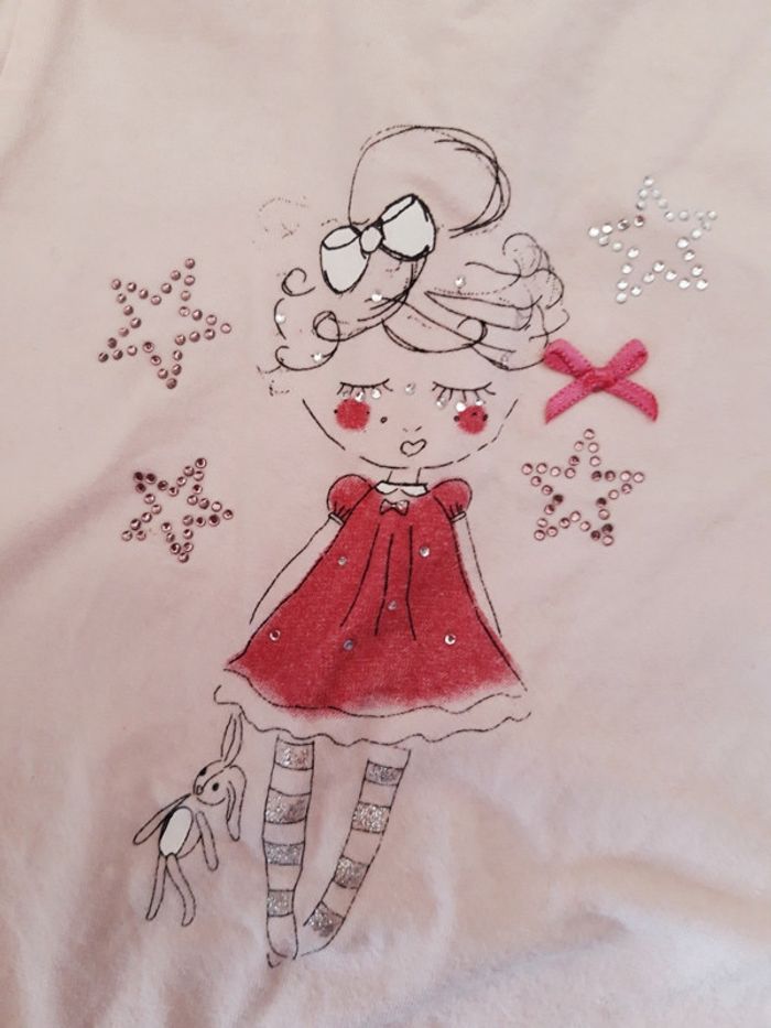 Haut fille 18 mois - 80 cm / Grain de blé - photo numéro 2