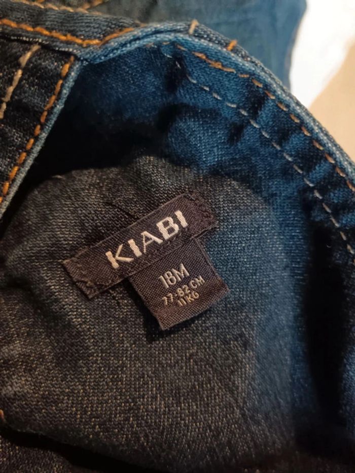 Ensemble 18 mois Kiabi tshirt + salopette robe - photo numéro 6